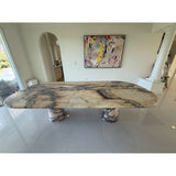 Rosso Portugalo Marble Table