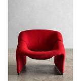 A Pair of 1st Edition Pierre Paulin F580 Groovy Armchairs by Pierre Paulin, Artifort, 1966