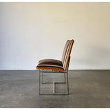 Vintage Milo Baughman Style Dining Chairs
