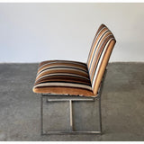 Vintage Milo Baughman Style Dining Chairs
