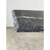 Vintage Nero Marquina Marble Dining Table