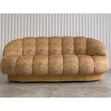 Vintage Channeled Sofa By A. Rudin. C. 1980’s.