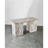 Vintage Desk in Norwegian Rose Marble