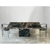 Vintage Post Modern Marble Dining Table