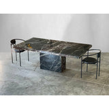 Vintage Post Modern Marble Dining Table